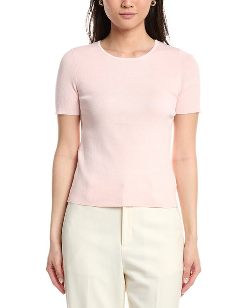Tahari ASL Petite Sweater Beige Medium 2