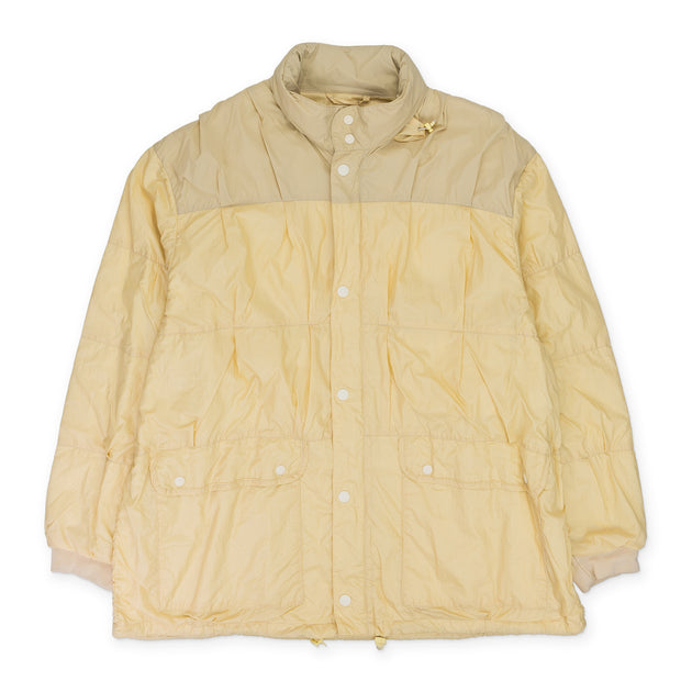 Our Legacy Cream Nylon Zip Up Jacket Yellow EU 50 2