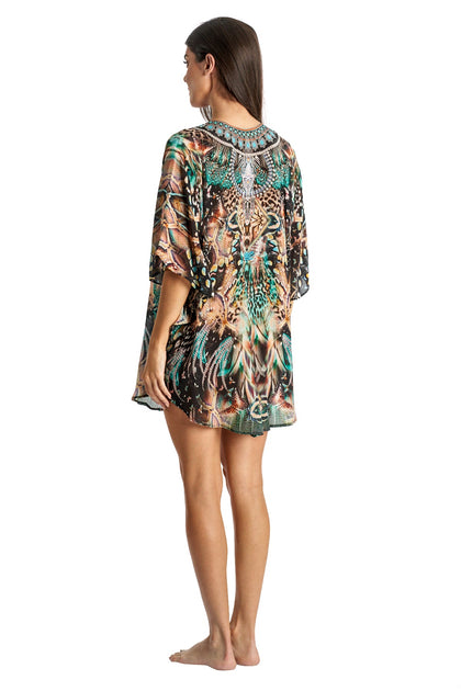 La Moda Clothing Wayla Balloon Top Multi One Size 4