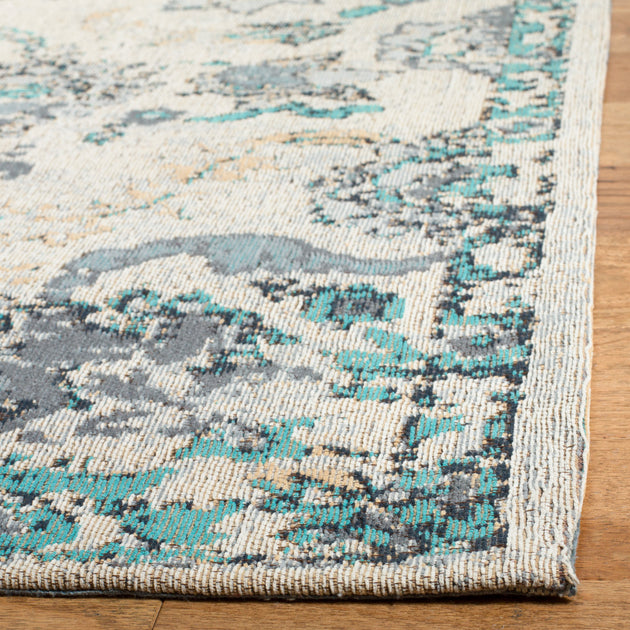 Safavieh CLV102 Area Rug Grey Turquoise 4
