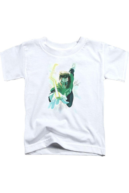 Gildan Green Lantern Clouds Kurzarm T-Shirt Weiß Small 2