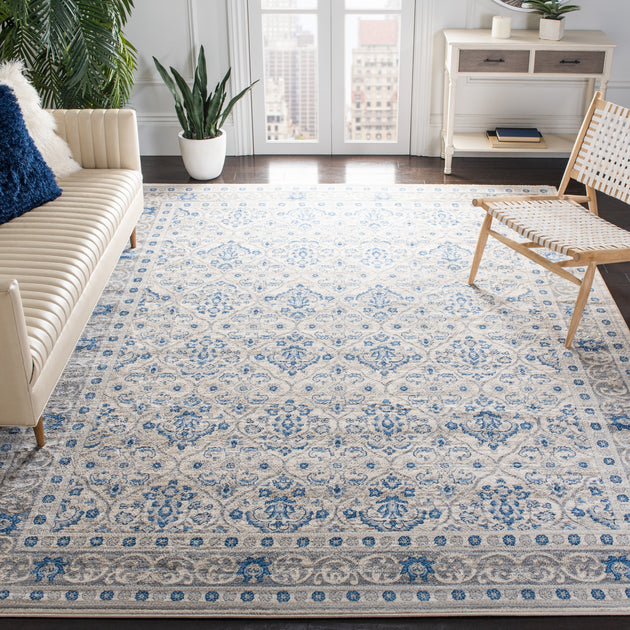 Tapis Safavieh Brentwood, Gris Clair / Bleu 3