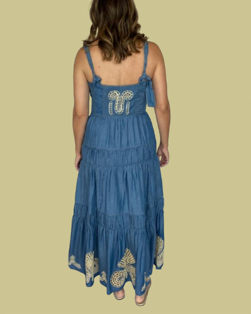 Carolina K Robe Kuna Bleu Large 3