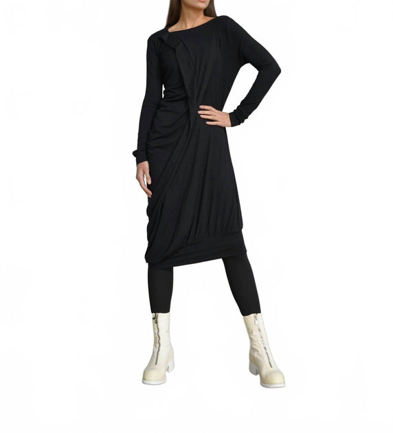 Simply Mila Budapest Midi Dress Black Medium 2