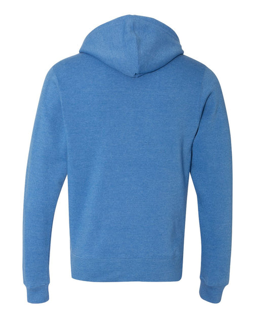 J. America Triblend Full-Zip Hooded Sweatshirt Multi XLarge 7