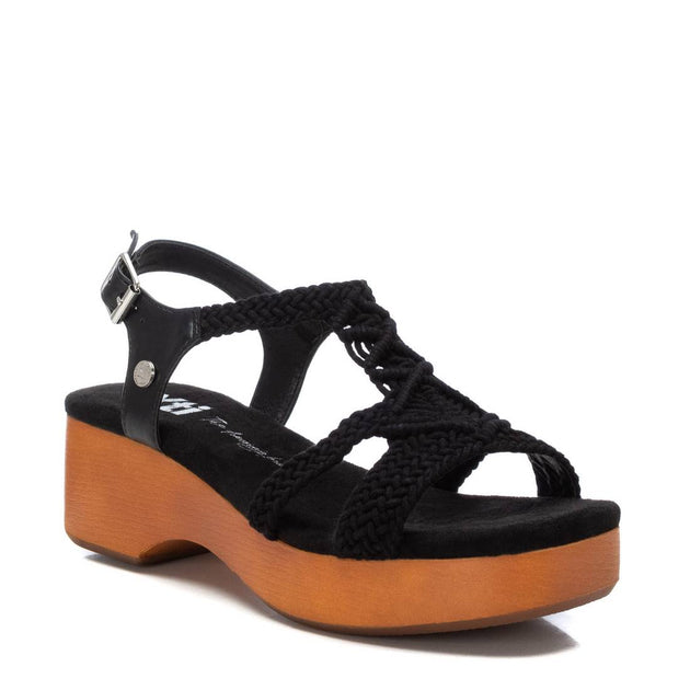 Xti Platform Sandals Black US 5.5 5