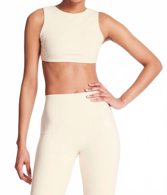 BANDIER Calla Crop Cutout Bra Beige XSmall 2