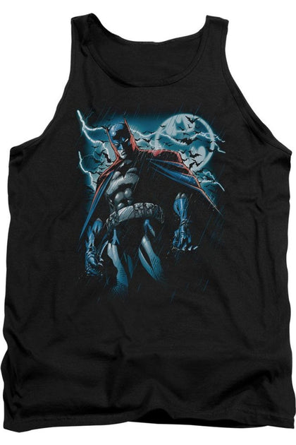 Gildan Batman Stormy Knight Herren Tank Top Schwarz XLarge 2