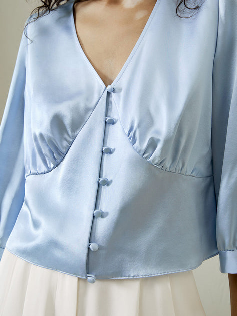 LILYSILK Retro Corset Silk Top Pink US 10 4