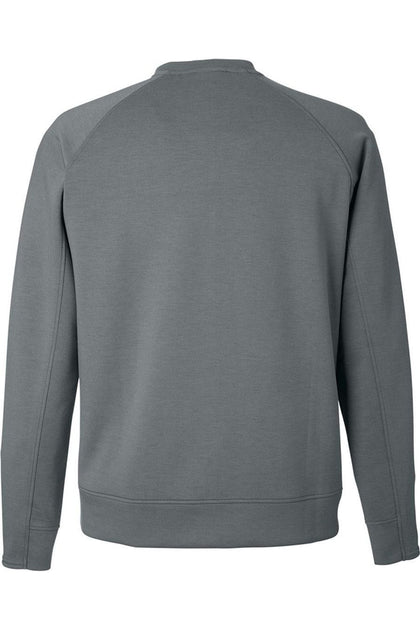 J. America Apex Fleece Crewneck Sweatshirt Grey Large 3