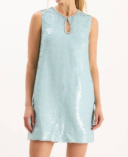 Tyler Boe Paulina Paillettes Dress Multi US 8 4