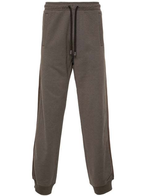 Lanvin Tapered Leg Trousers Taupe Brown Large 2