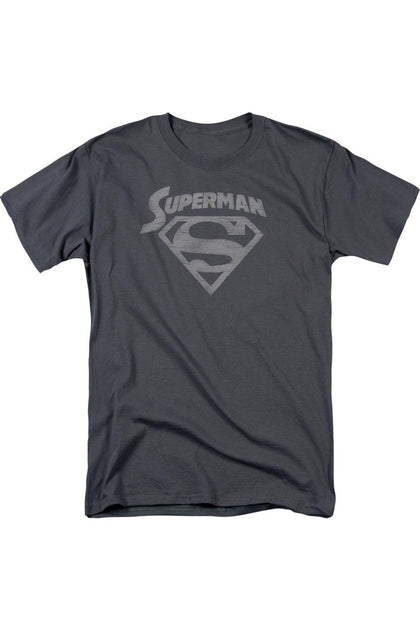 Gildan Superman Super Arch Short Sleeve Tee Grey Large 2