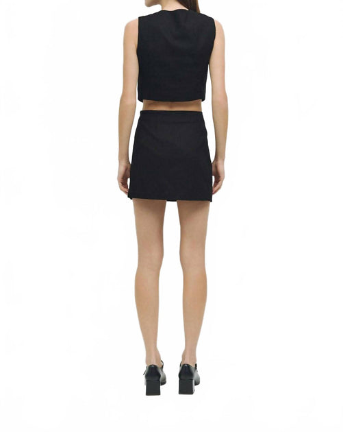 MOD REF Silvy Mini Skirt Black Medium 3