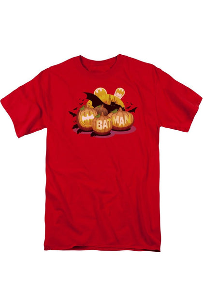 Gildan Batman Bat O Lanterns T-Shirt Red XXX-Large 2