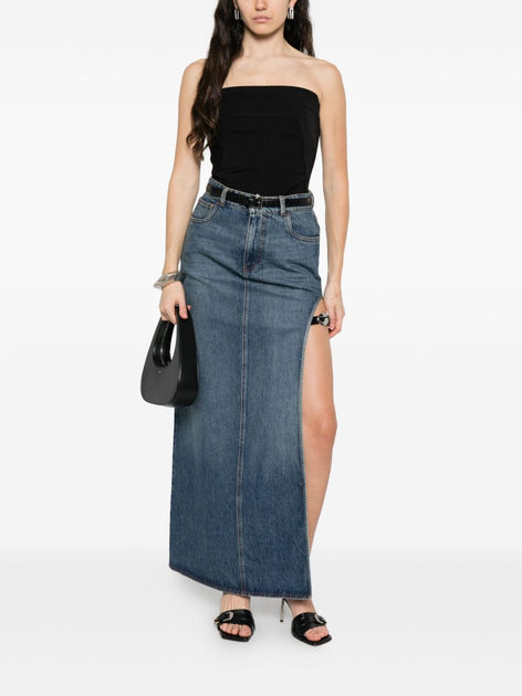 Coperni Midi Skirt Blue Denim EU 36 3