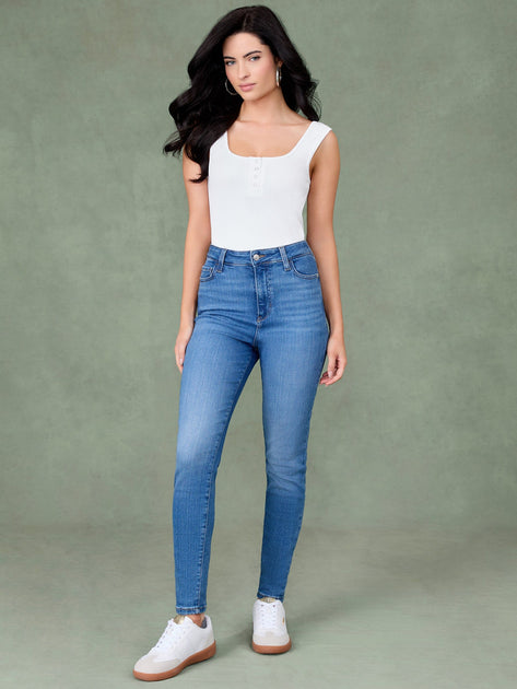 Guess Factory Eco Soraya High-Rise Skinny Jeans | ShopSimon