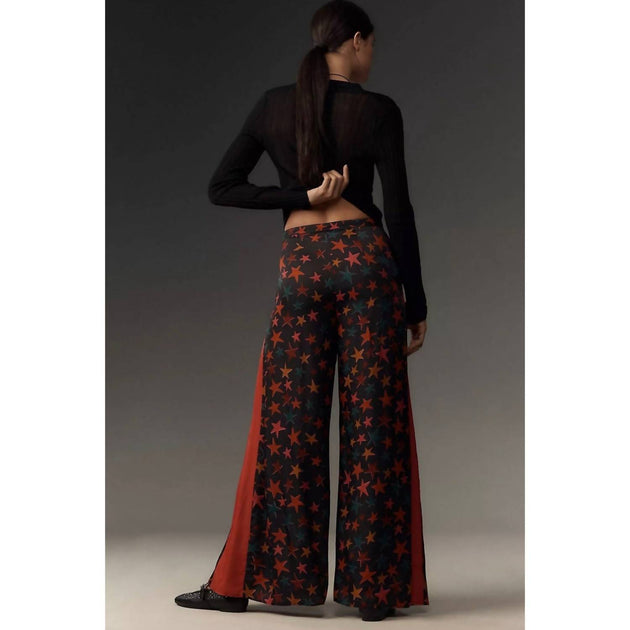 FARM RIO Star Wide Leg Pants Black XSmall 4