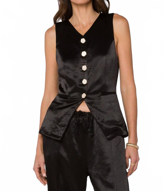 Velvet Heart Pisces Vest Black Medium 2