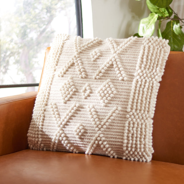 Safavieh Baird Throw Pillow Ivory 2