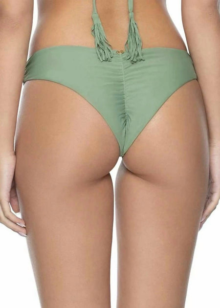 PilyQ Isla Bikini Bottom Green Large 3