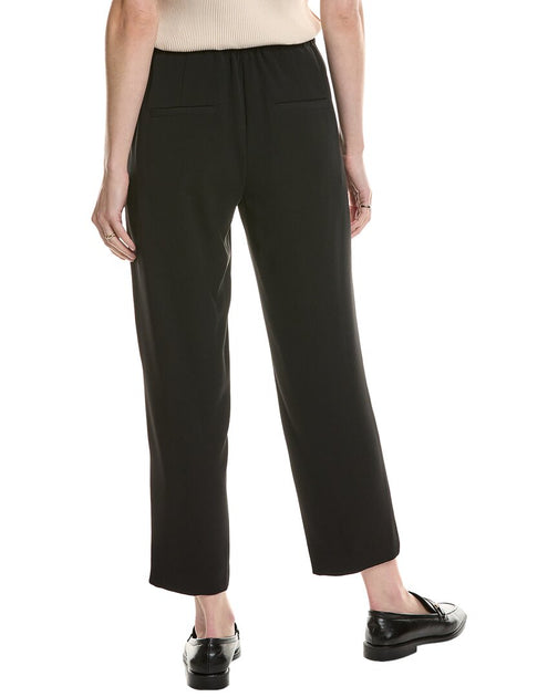Vince Mid-Rise Tapered Pull-On Pant Black XS 3