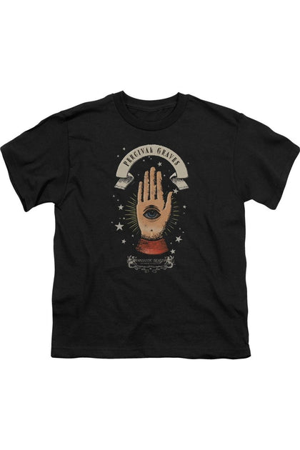 Gildan Fantastic Beasts Percival Graves Short Sleeve T-Shirt Black Small 2