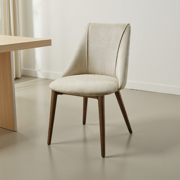 Hivvago Iliana Side Dining Chair Beige 2