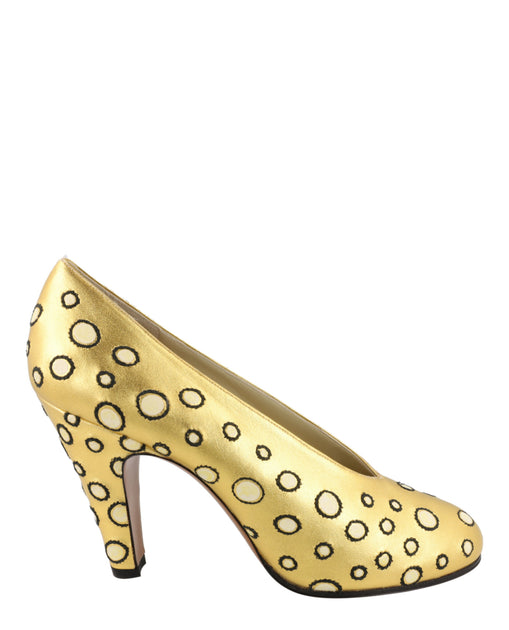 Salvatore Ferragamo Argo Archive Pumps Yellow US 6 2