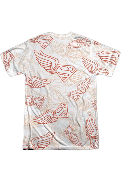 Gildan Superman Super Flight T-Shirt White XXL 3