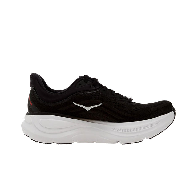 Hoka Bondi 9 Running Shoe Black/Vermillion 9.5 3