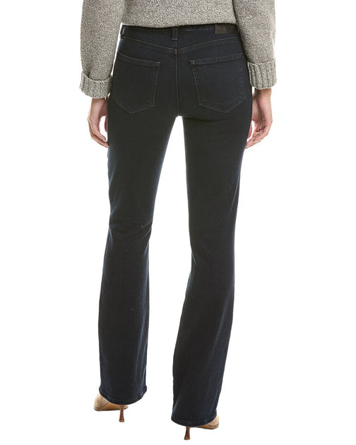 PAIGE High Rise Manhattan Bootcut Jean Blue 24 3