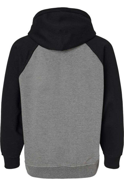 J. America Vintage Heather Hooded Sweatshirt Multi XX-Large 3