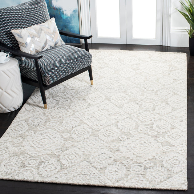 Safavieh Metro Hand-Tufted Area Rug Light Brown / Ivory 2