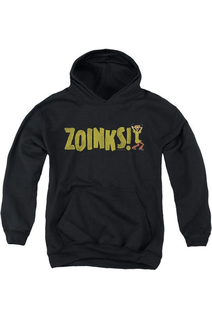 Gildan Scooby Doo Zoinks Kapuzenpullover Schwarz Small 2