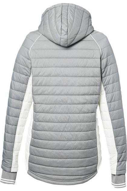 Nautical Mile Hooded Puffer Jacket Grey XX-Large 3