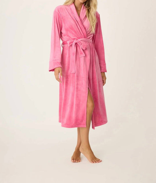 PJ Salvage Velvety Velour Morgenmantel Mehrfarbig XL 2