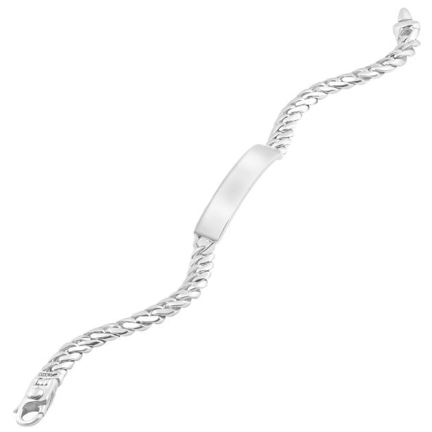 Pompeii3 Cuffed Link Bracelet Silver 8.5in 3