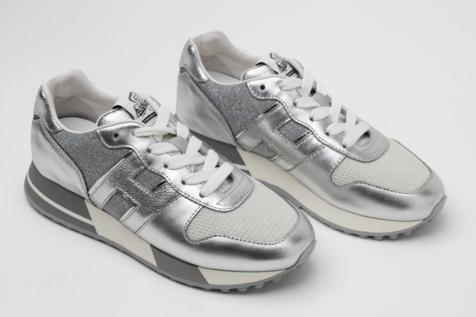 Hogan H383 Sneaker Silver US 6.5 3