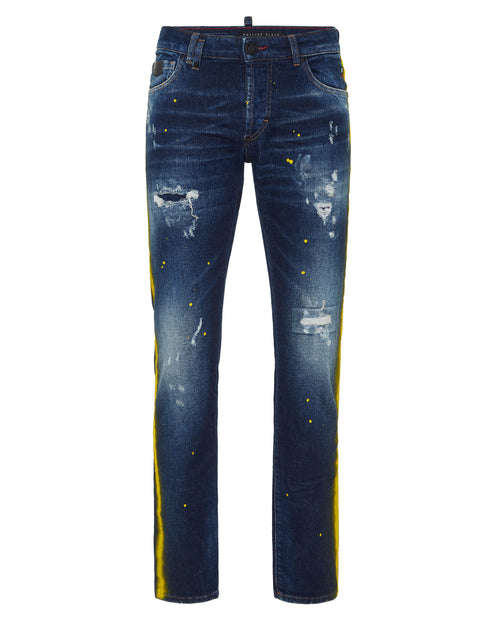 Philipp Plein 5-Pocket Super Straight Jeans Blue 28 2