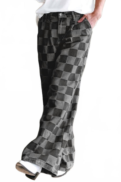Lovesoft Charlie Checkered Pants Grey 8 4