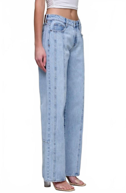 HIDDEN Logan High Rise Relaxed Dad Fit Jean Blue 26 4