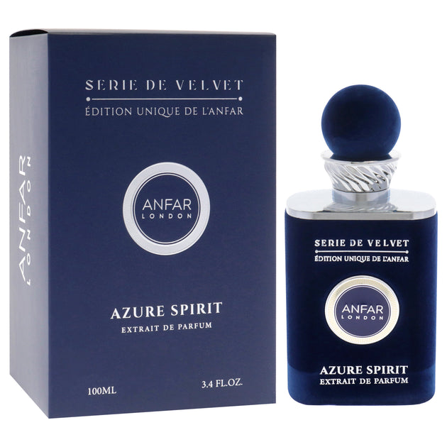 Anfar Serie De Velvet Edition Azure Spirit Men Extrait De Parfum Blue 3.4 oz 8