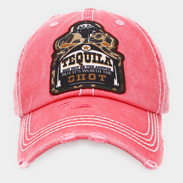 FASHNZFAB Tequila May Not Be Vintage Baseball Cap Yellow 2