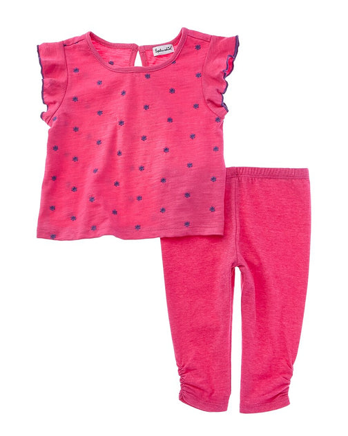 Splendid Bellflower Top and Legging Set Pink 18-24 Months 2