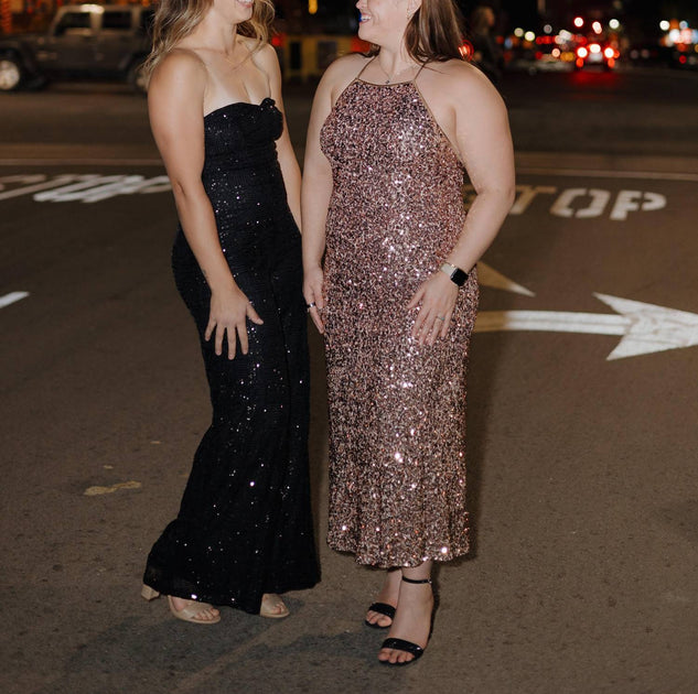 DRESS FORUM Quinn Sequin Dress Silver Medium 4