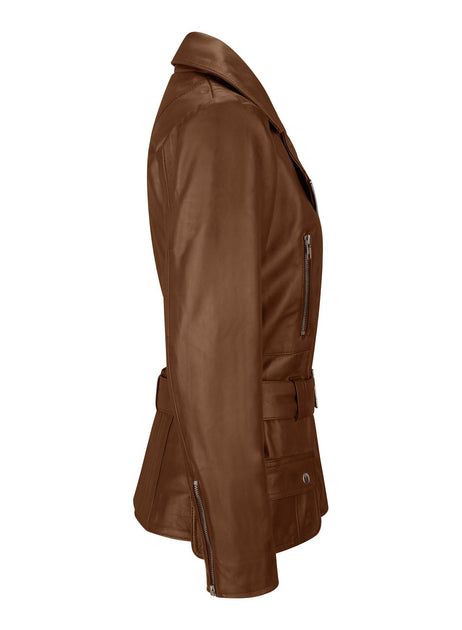 TruClothing Belted Fitted Jacket White Medium 3
