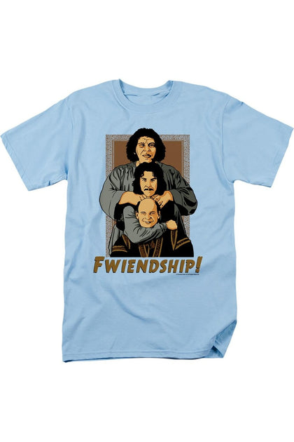 Gildan Princess Bride Fwiendship T-Shirt Blue Medium 2