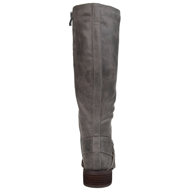 Journee Collection Meg Riding Boots Black US 7 4