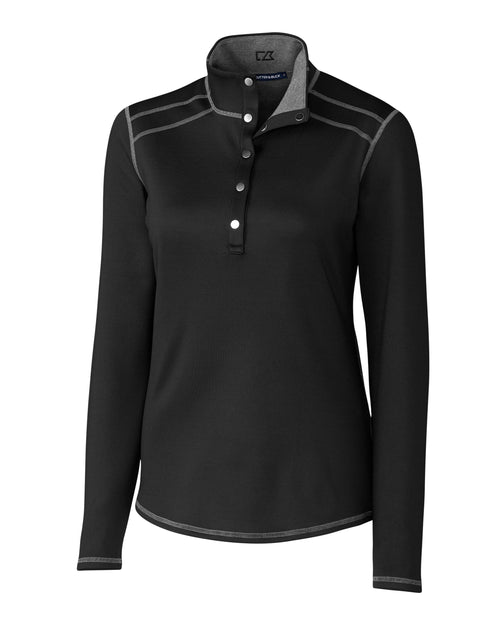 Cutter & Buck Evergreen Reversible Overknit Jacket Black Medium 4